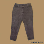 Vintage 90s Lee Tapered Leg Mom Jeans Brown W36 L30