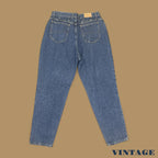 Vintage 90s Lee Tapered Leg Mom Jeans Dark Blue W32 L30