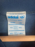 Vintage Adidas Tracksuit Top Red Navy White Trefoil Made In Korea 80s Large