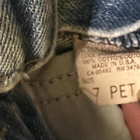 Vintage Lee Baggy Tapered Leg Jeans Mid Blue W25 L27