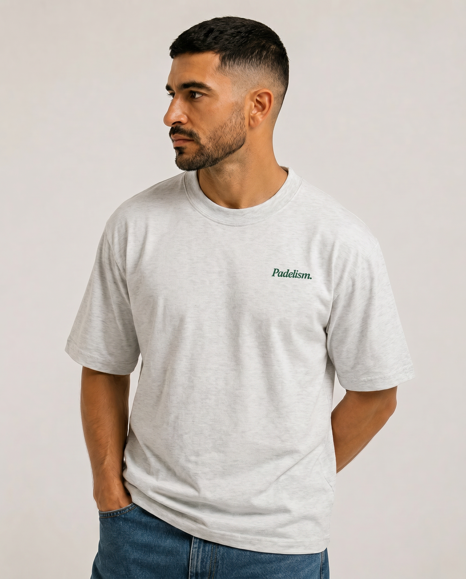 Espresso - Heavyweight T-Shirt Oat Gray