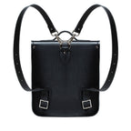 Handmade Leather City Backpack - Black Executive