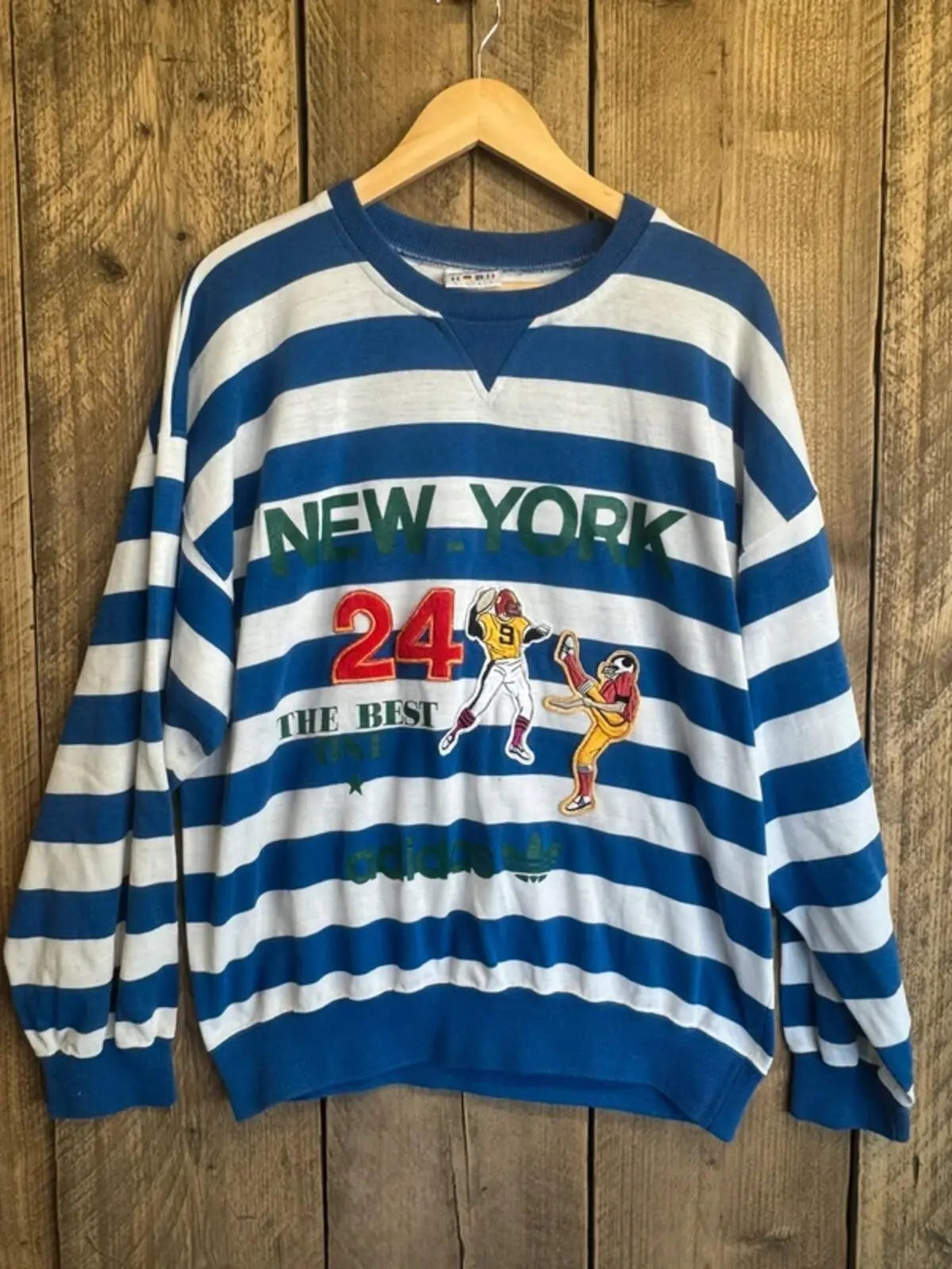 Vintage Adidas Jumper Made In France Ventex Rare Large