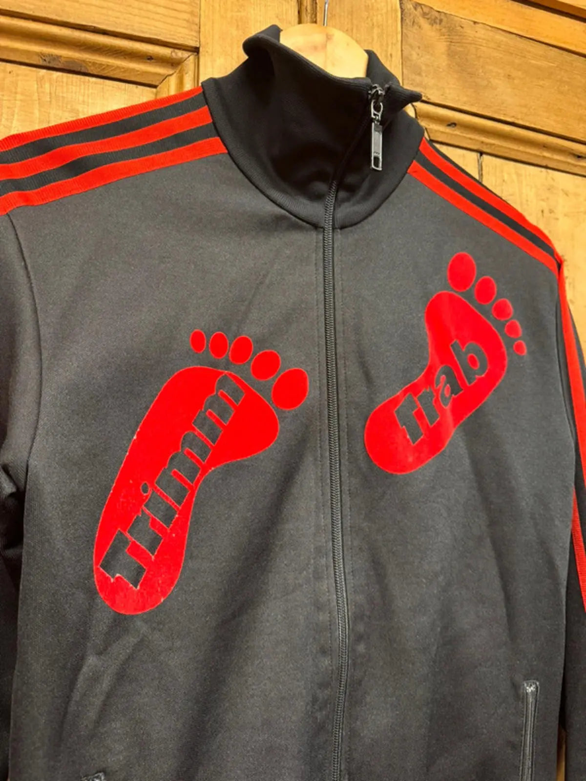 Vintage Adidas Originals Trimm Trab Tracksuit Top Mens Small Retro