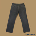 Vintage Gant Straight Leg Skater Jeans Charcoal Grey W35 L32