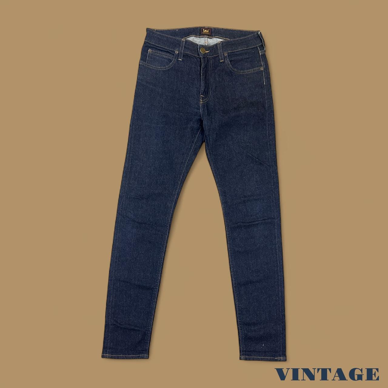 Vintage Lee Malone Slim Straight Leg Jeans Dark Blue W30 L30