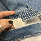 Vintage 90s Lee Elastic Waist Tapered Leg Mom Jeans Mid Blue W36 L30