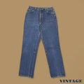 Vintage Lee Straight Leg Boyfriend Jeans Dark Blue W29 L30