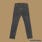 Vintage Lee Skinny Jeans Charcoal Grey W31 L32