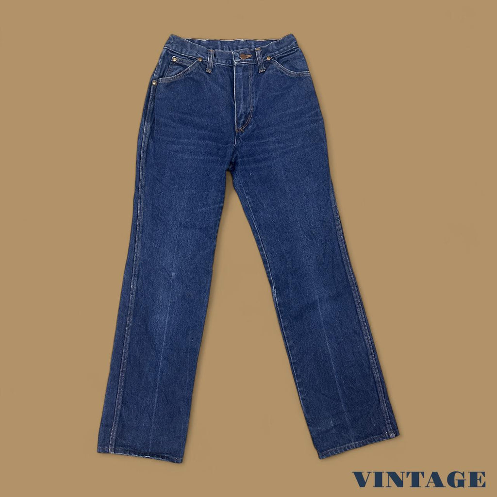 Vintage Wrangler Bootcut Jeans Dark Blue W26 L30