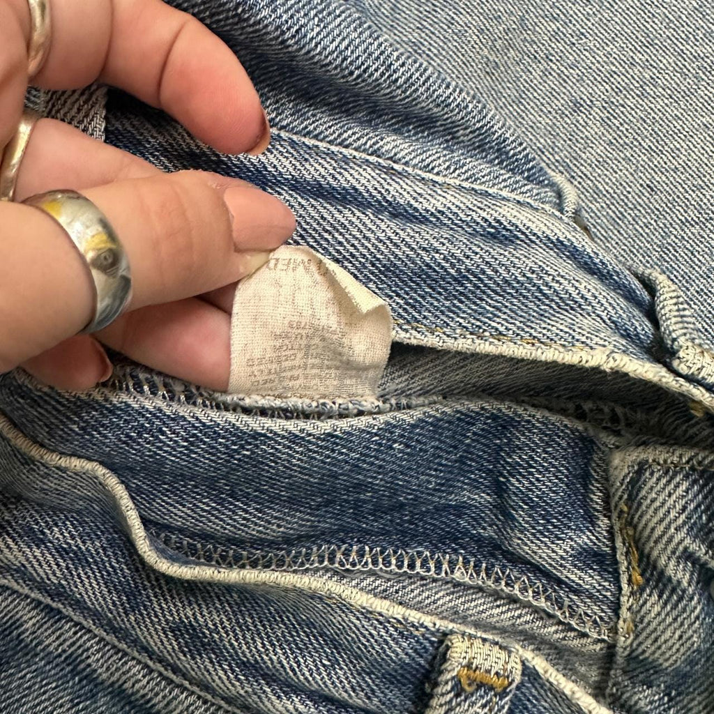 Vintage 90&#39;s Lee Tapered Leg Mom Jeans Light Blue W29 L30