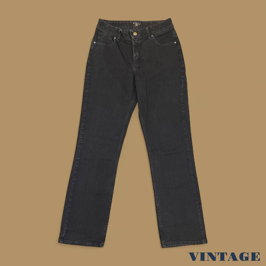 Vintage Lee Straight Leg Boyfriend Jeans Black W32 L32