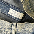 Vintage 80s Wrangler USA Made Acid Wash Straight Boyfriend Jeans W29 L32