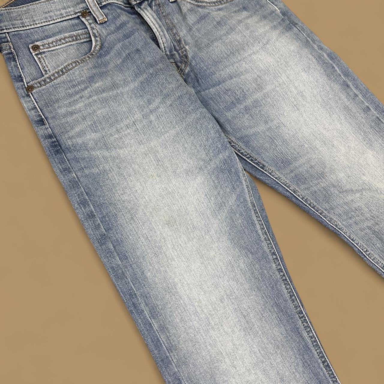 Vintage Lee Luke Slim Straight Leg Jeans Light Blue W29 L32
