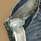 Vintage Levi&#39;s 512 Slim Fit Straight Leg Jeans Mid Blue W29 L32