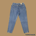 Vintage 90s Lee Tapered Leg Mom Jeans Mid Blue W32 L30