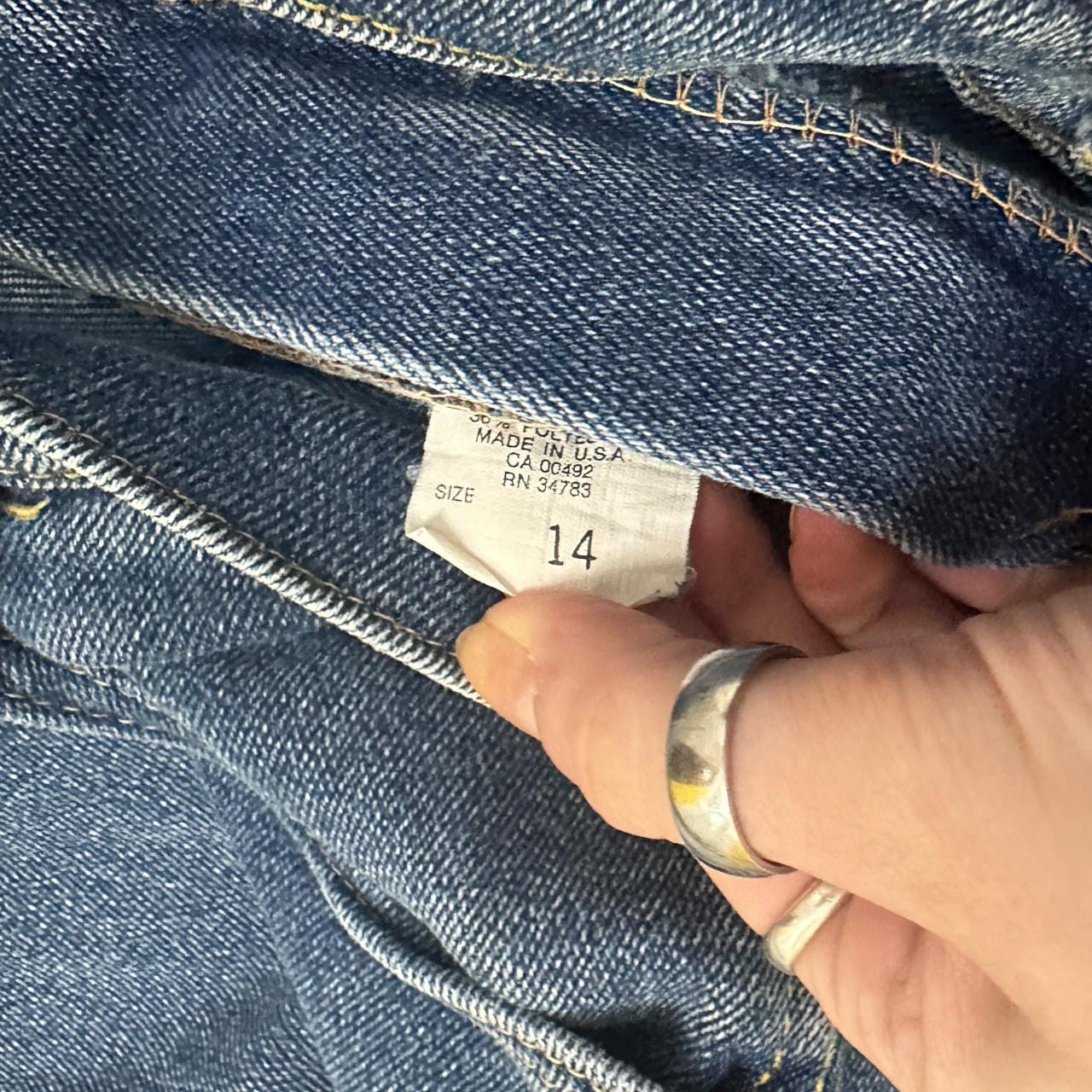 Vintage Lee Straight Leg Raw Hem Boyfriend Jeans Dark Blue W29 L32