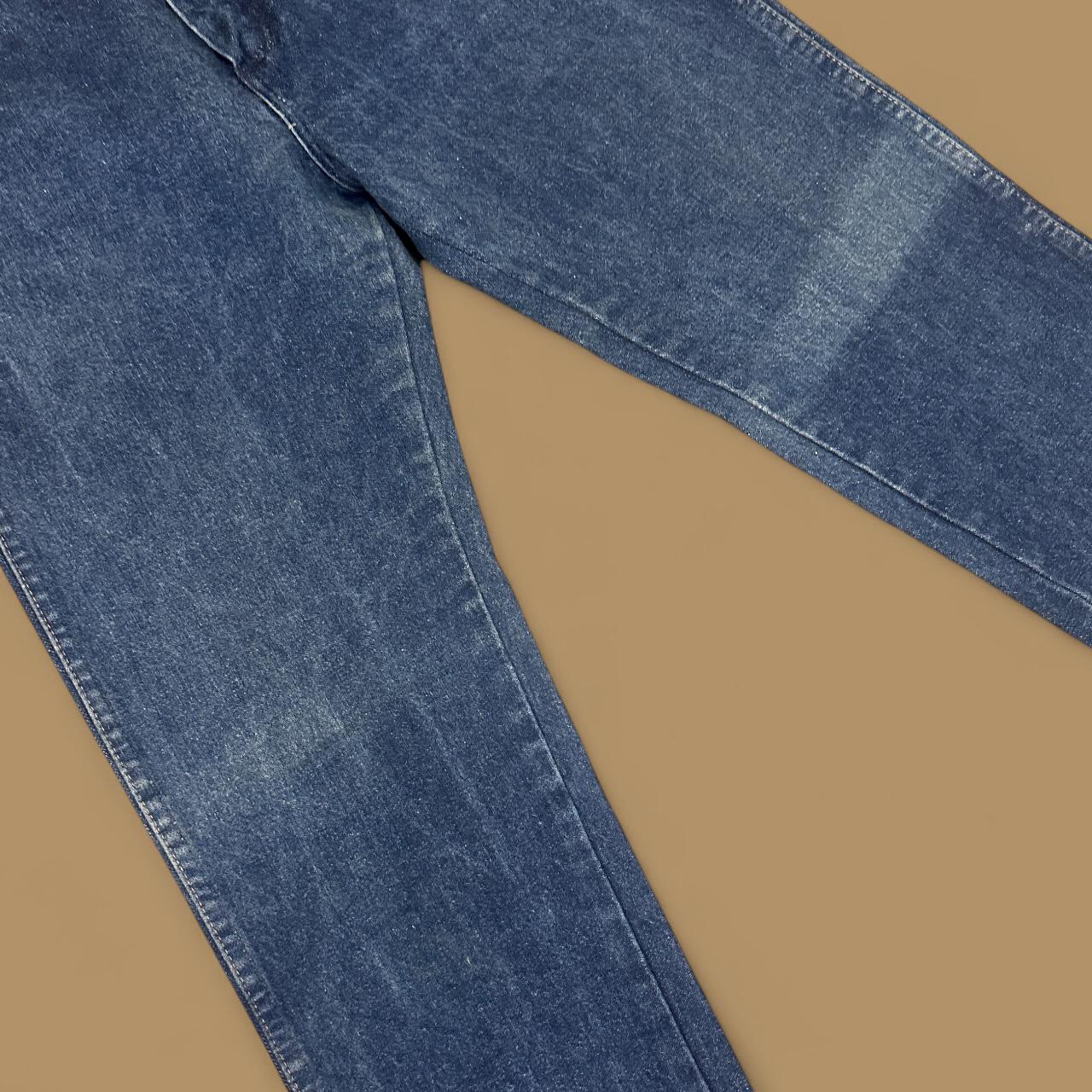 Vintage Wrangler USA Made Straight Leg Boyfriend/Mom Jeans Dark Blue W26 L30