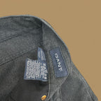 Vintage Gant Straight Leg Skater Jeans Charcoal Grey W35 L32