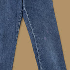 Vintage Wrangler High Waist Bootcut Jeans Dark Blue W22 L27