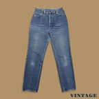 Vintage Lee Straight Leg Boyfriend Jeans Mid Blue W29 L32