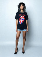 Original Vintage Rolling Stones Band T - Shirt UK 8 -12