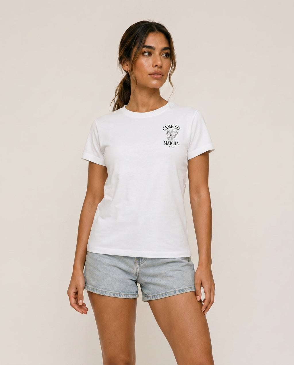 Game, Set, Matcha Crewneck T-Shirt