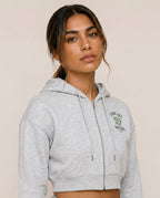 Game, Set, Matcha Cropped Hoodie