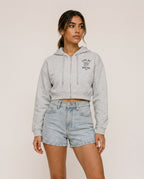 Game, Set, Matcha Cropped Hoodie