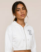 Game, Set, Matcha Cropped Hoodie
