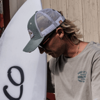 The Black Dub Garage Denim Trucker Hat