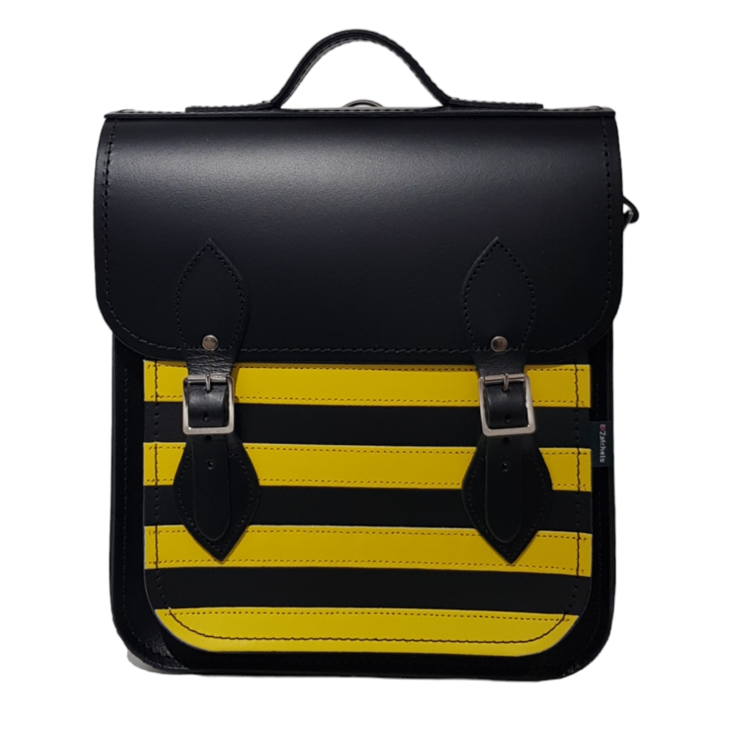 city backpack in vintage leather Handmade Leather City Backpack