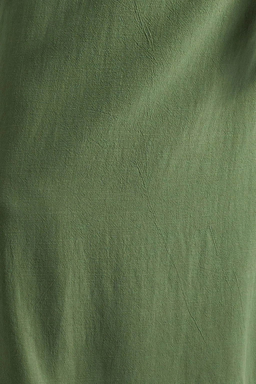 Joselyne Linen Mix Midi Shirt Dress - Green
