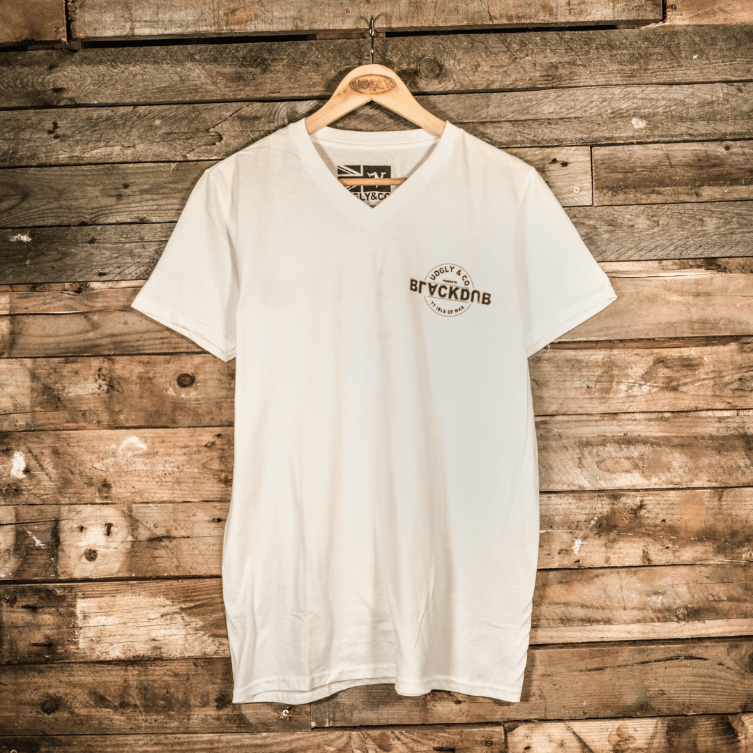 White Stamp Tee
