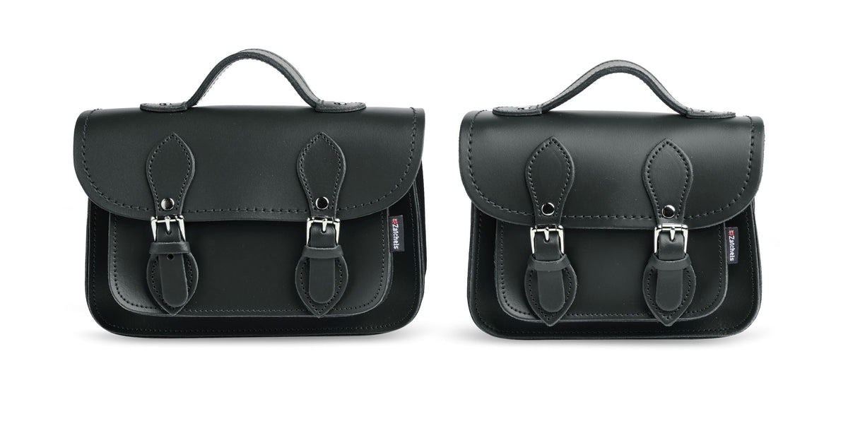 Handmade Leather Micro Satchel - Ivy Green Plus