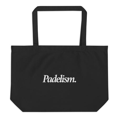 Large organic tote bag Black