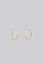 Louche Micah Pearl Hoop Earring