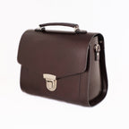 Executive Handmade Leather Sugarcube Grande - Marsala Red