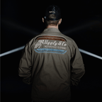 Green Flattrack Moto Shacket