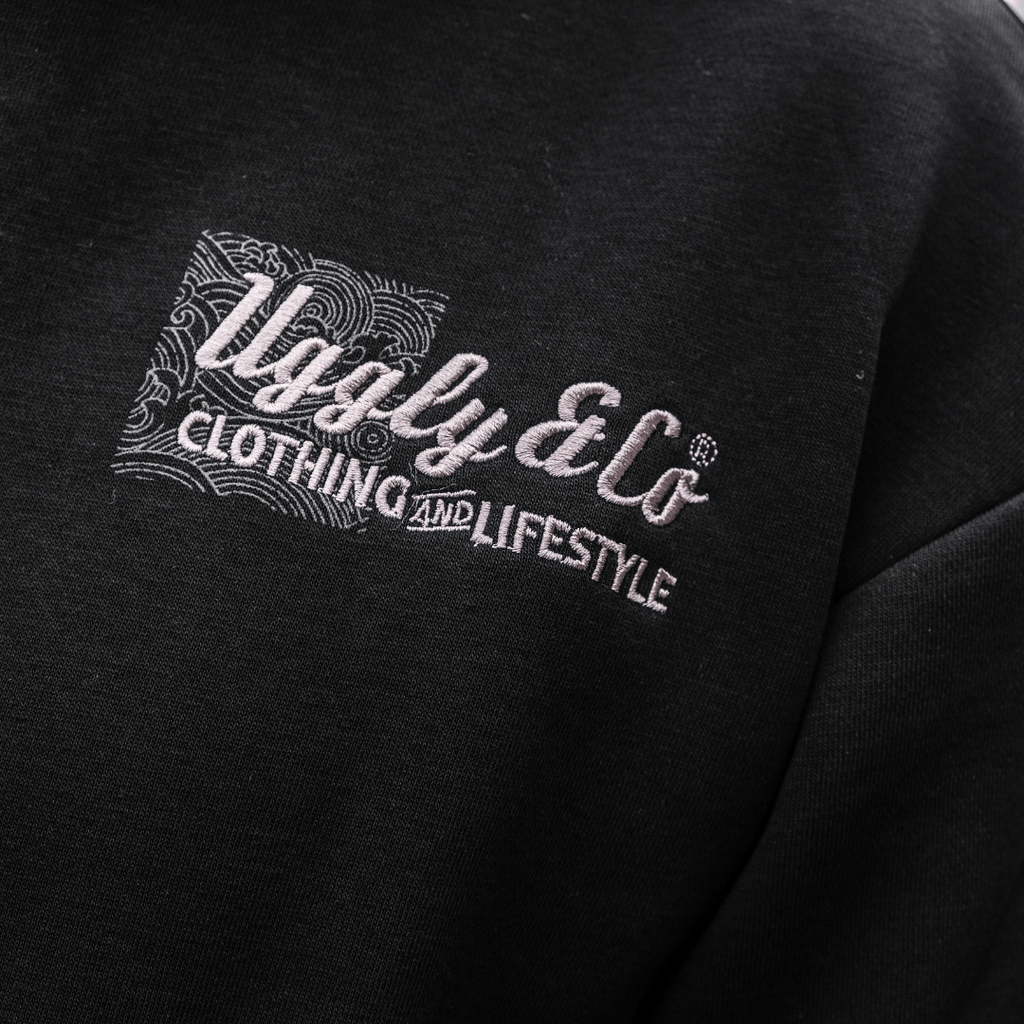 Black Surf Diamond Hoodie