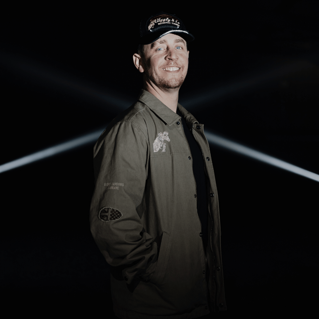 Green Flattrack Moto Shacket