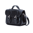 Handmade Leather Micro Satchel - Navy
