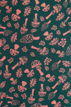 Louche Minna Mushroom Magic Print V Neck Midi Dress