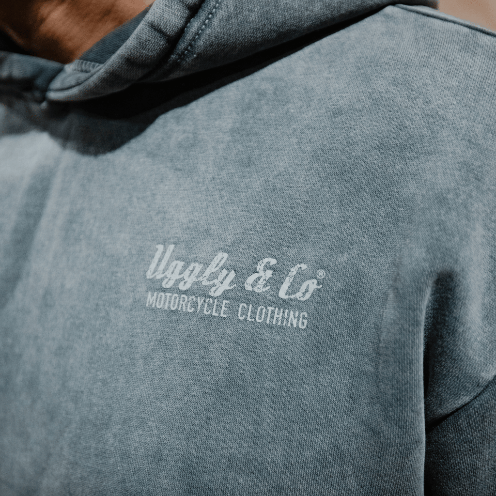 Blue Diamond Acid Wash Hoodie