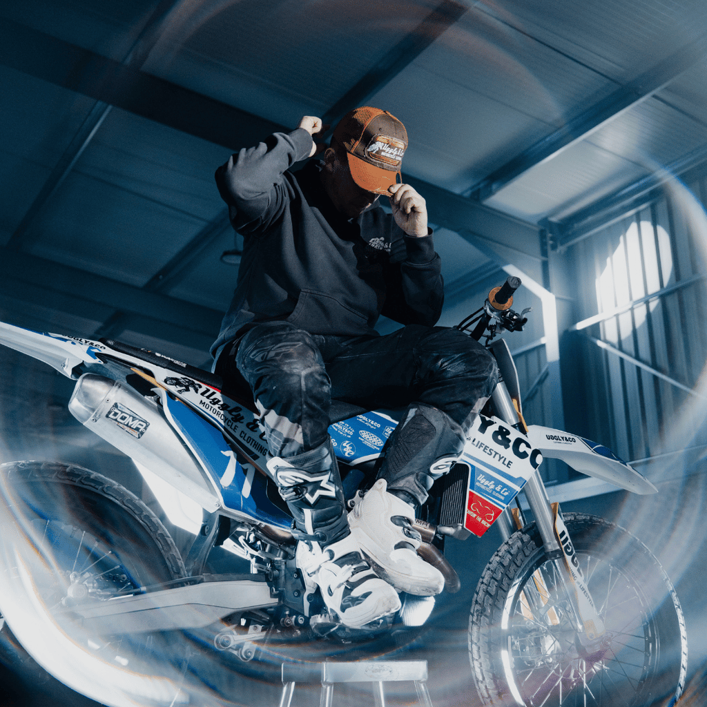 Black Flattrack Hoodie