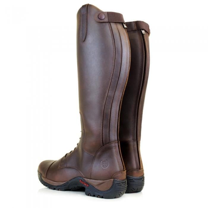 Nebraska Wool-lined Long Riding Boots - Brown