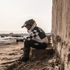 Chequered Vintage Motocross Jersey