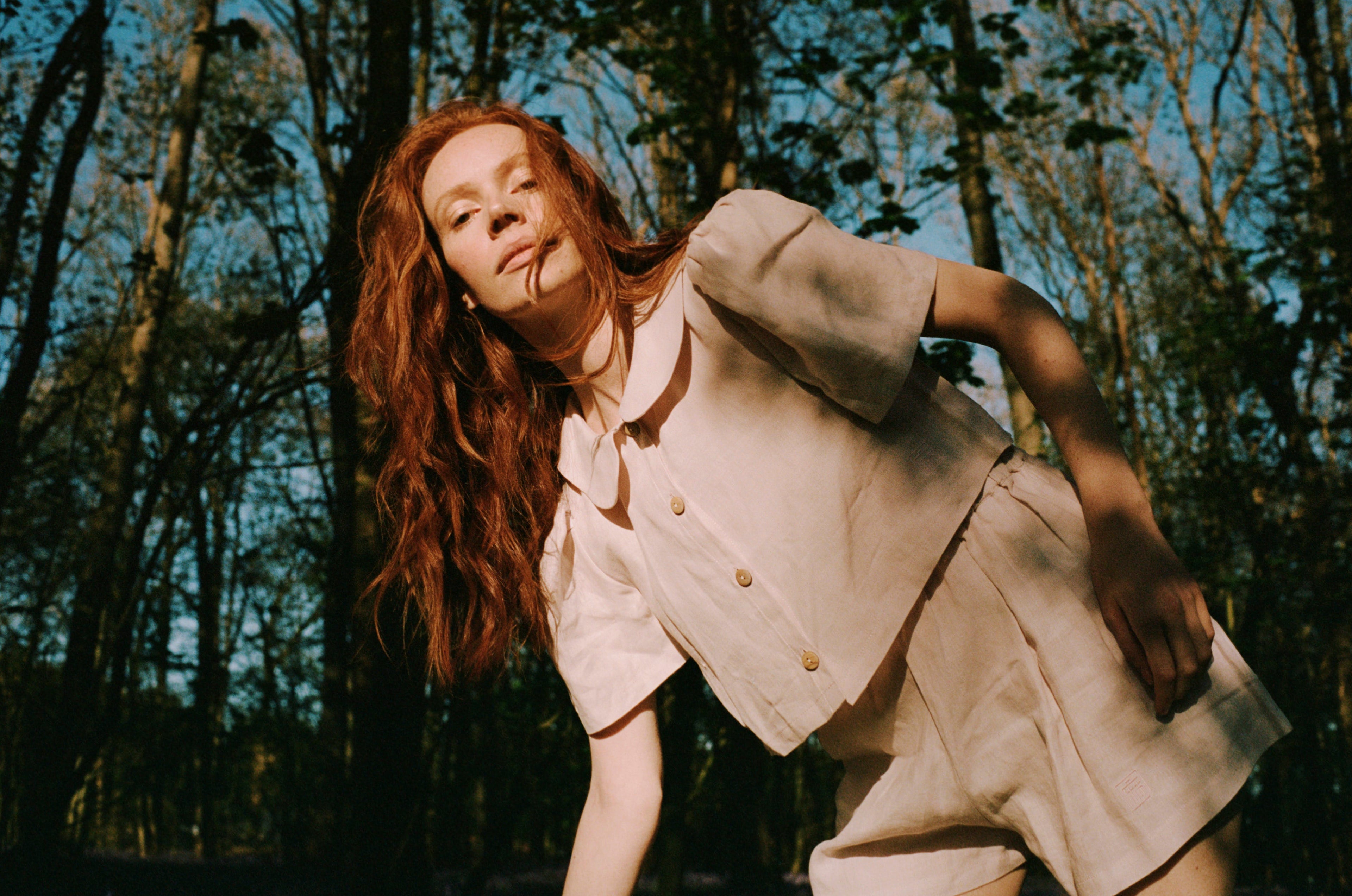 Olivia Linen Shorts- Primrose - Delivery from June 2026