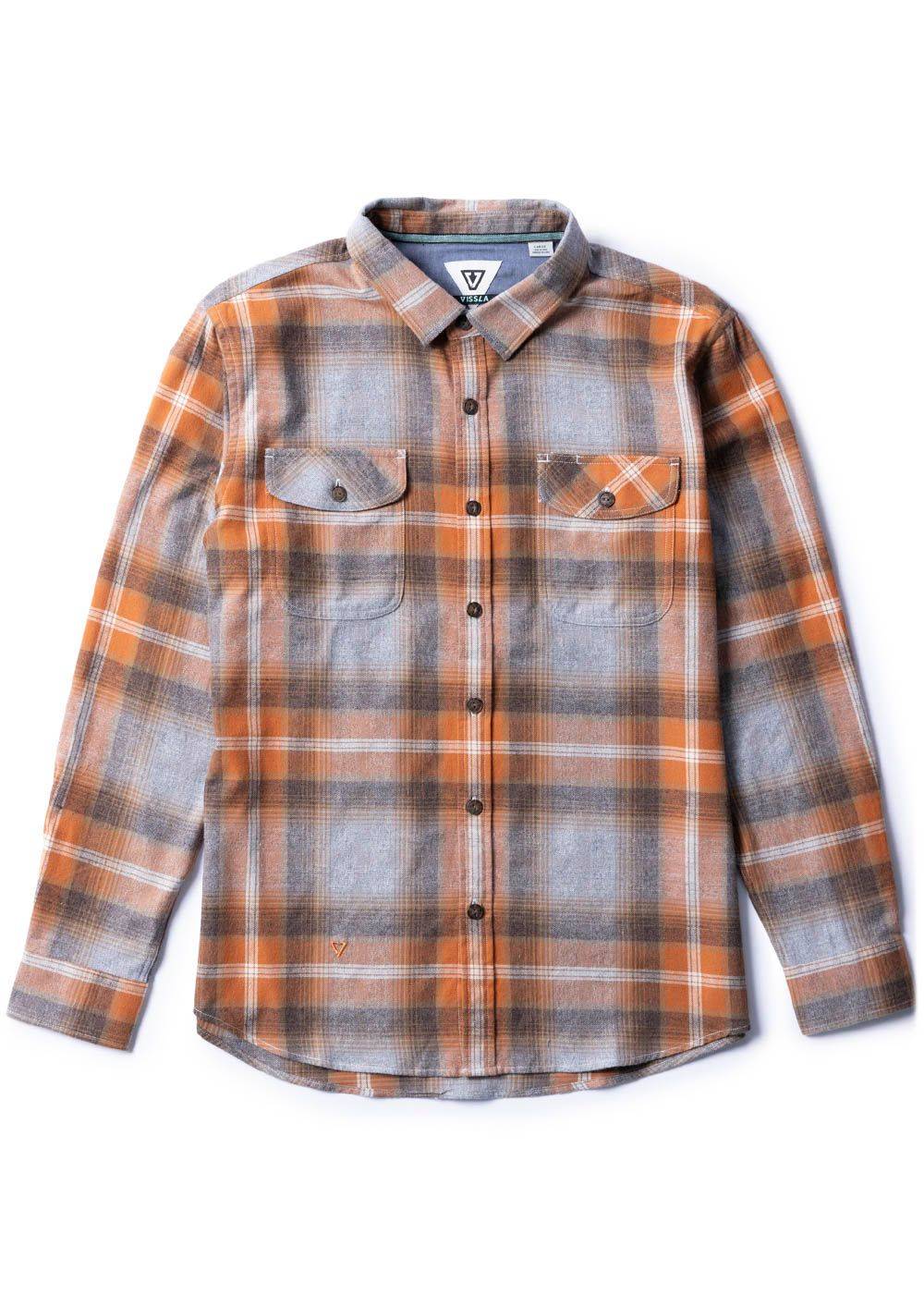 Vissla Central Coast Eco LS Flannel Oxide