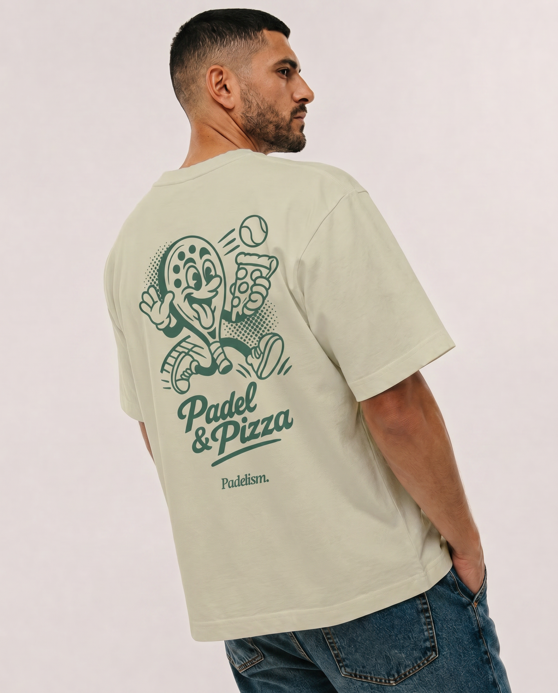 Padel & Pizza - Heavyweight T-Shirt